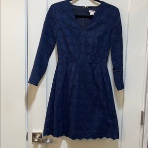 Navy blue J crew dress